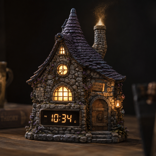 Wizard's Cottage Alarm Clock